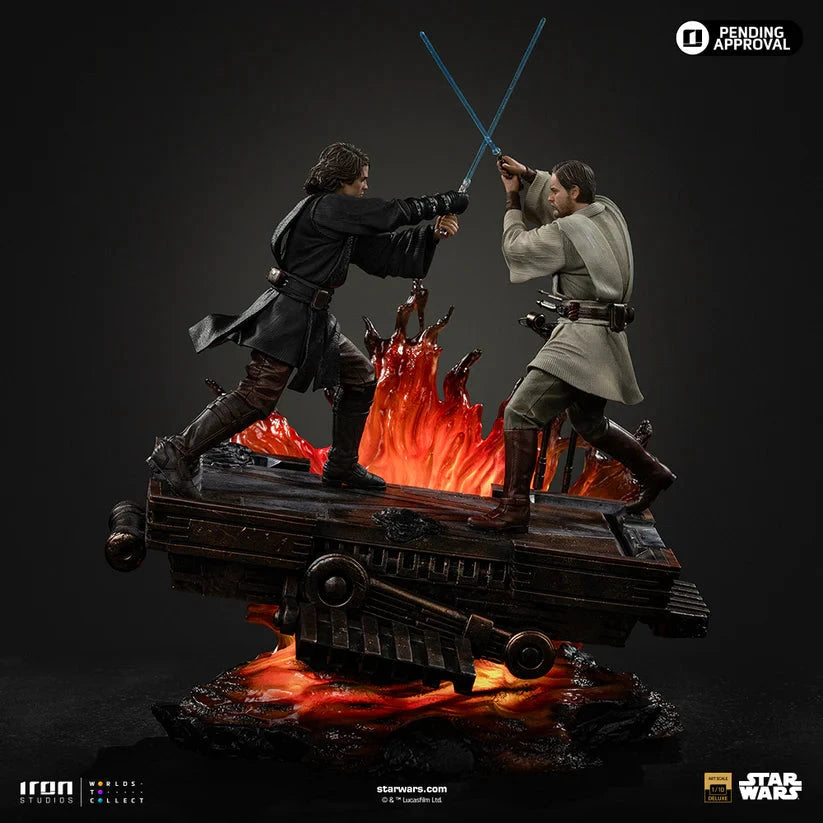 Statue Anakin Vs Obi-Wan (Revenge of the Sith 20th Years Anniversary) Star Wars Art Scale 1/10 by IRON STUDIOS