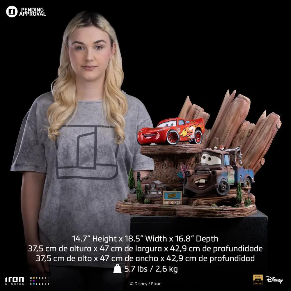 Pre-Order - Statue Lightning Mcqueen & Tow Mater - Cars - Deluxe Art Scale 1/10 - Iron Studios