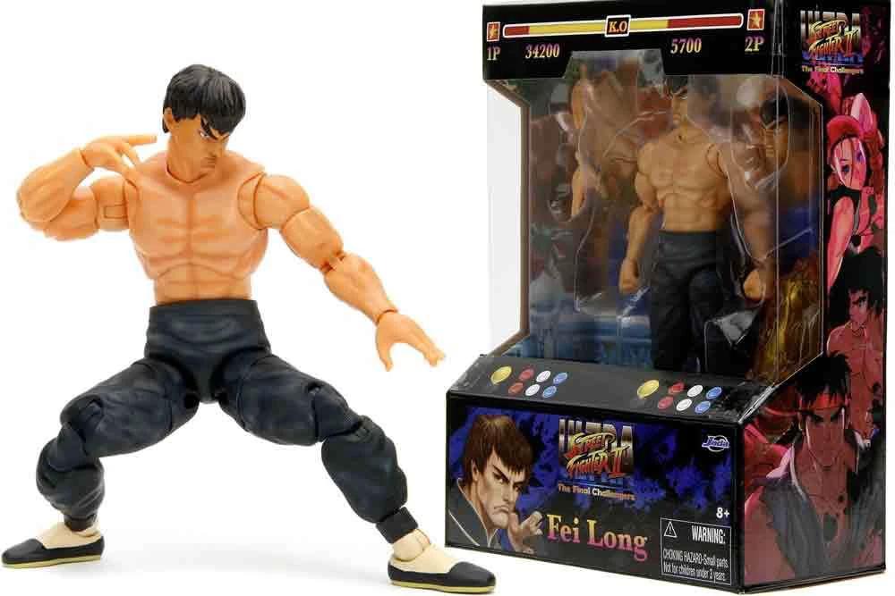 Street fighter 2: Fei-Long DX action figure 1/12 by JADA TOYS