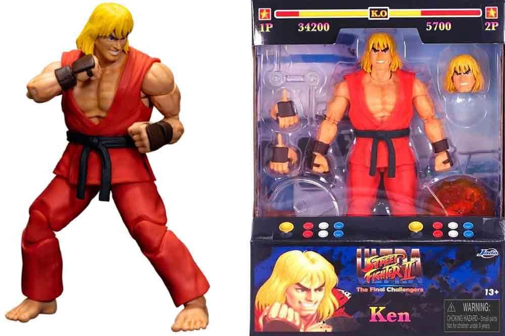 Street fighter 2: Ken DX action figure 1/12 by JADA TOYS