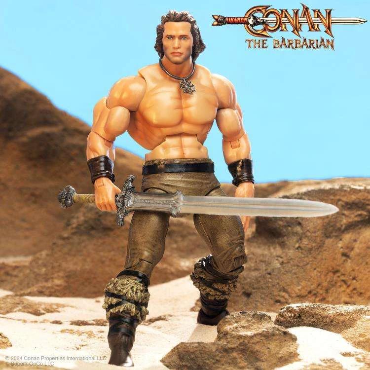 Conan the barbarian iconic pose deluxe figure by SUPER 7