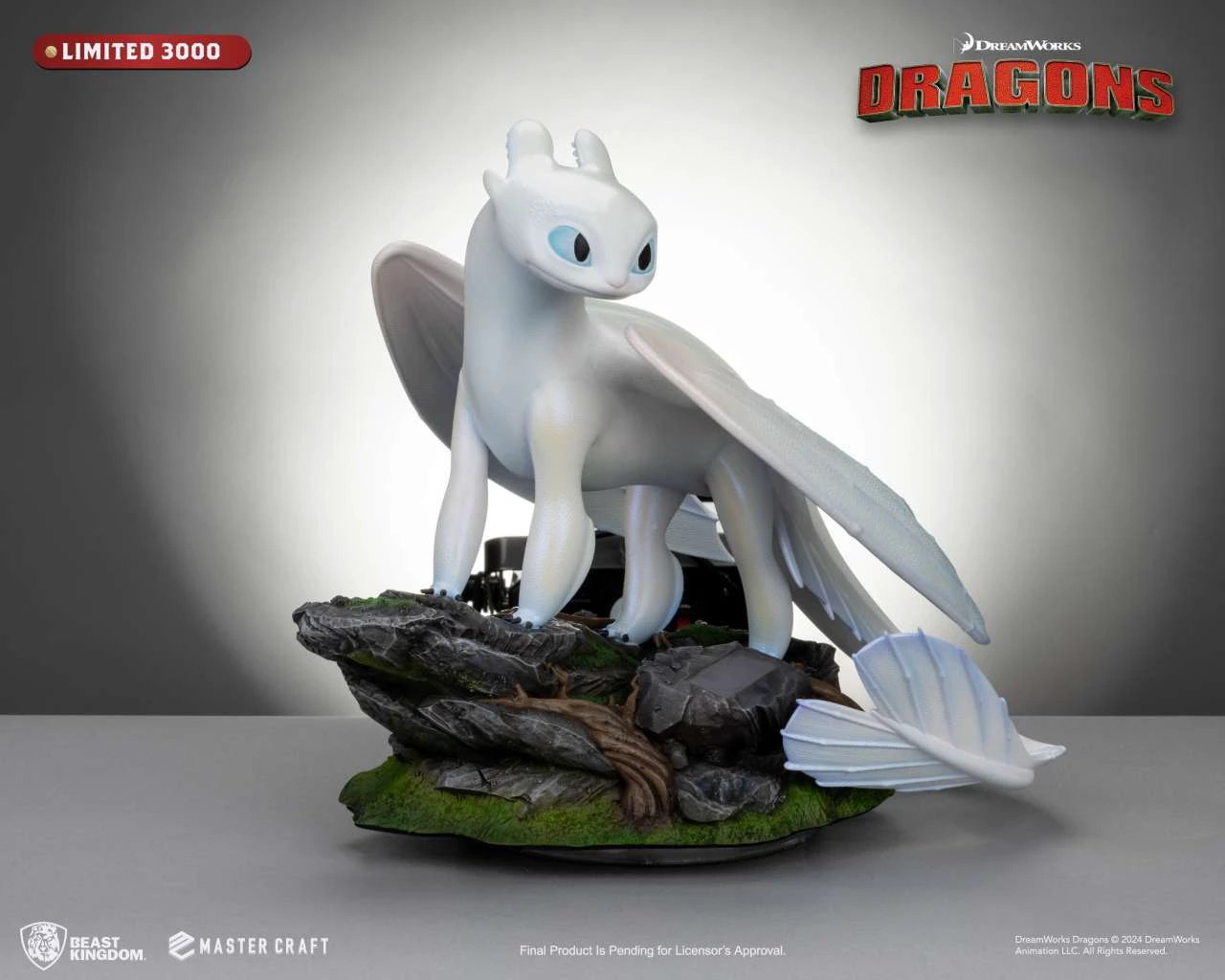 How to train your dragon 3 Light Fury Master Craft by BEAST KINGDOM