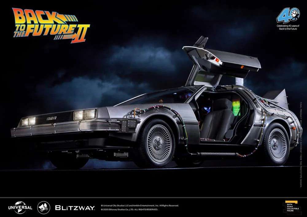 Back to the future 2 Delorean 1/6 scale 74cm