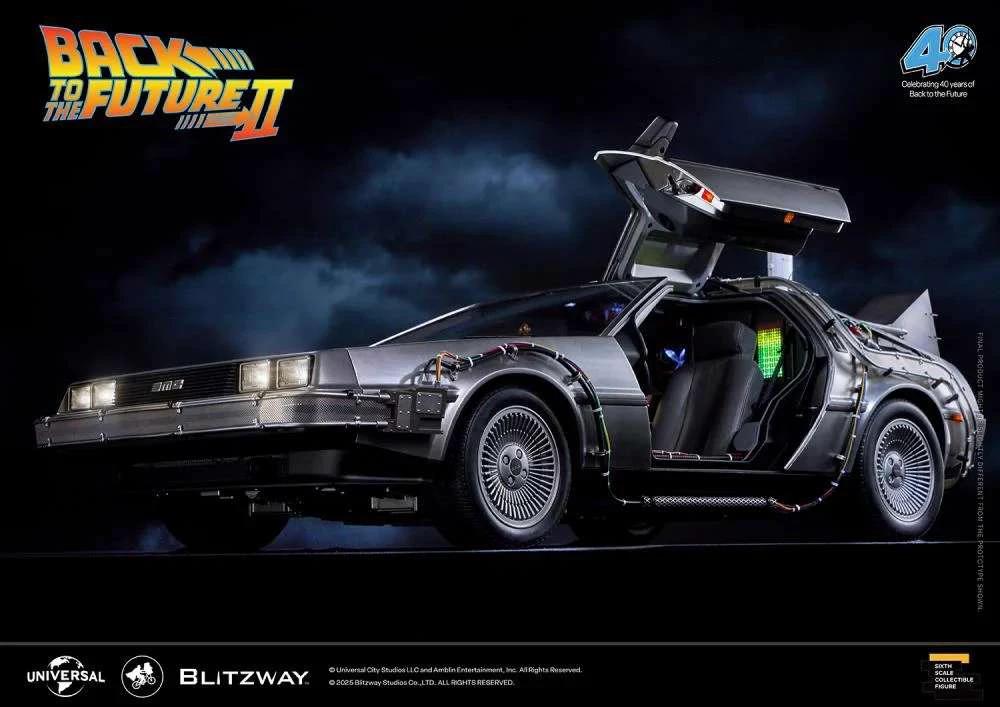 Back to the future 2 Delorean 1/6 scale 74cm - Kimera y Foley Shop