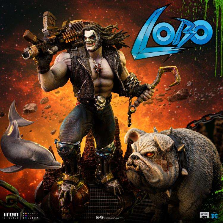 Dc comics lobo unleashed 1/10 statue