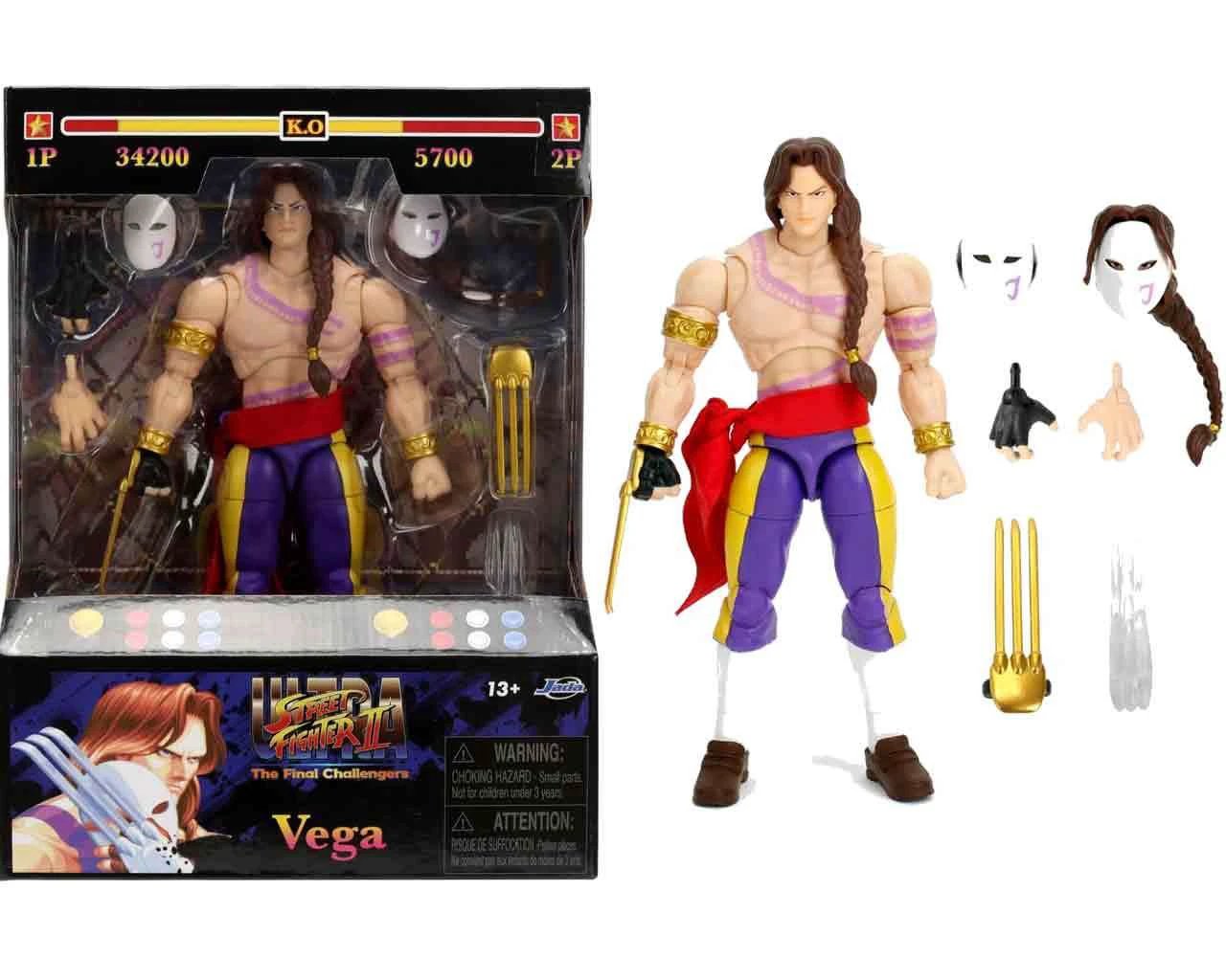 Street fighter 2: Vega - deluxe action figure scale 1:12 by JADA TOYS