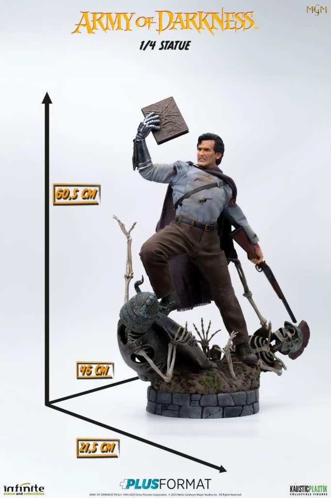 Army of darkness ash 1/4 plus format statue 60cm by INFINITE STATUE
