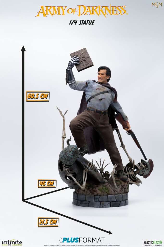 Army of darkness ash 1/4 plus format statue 60cm