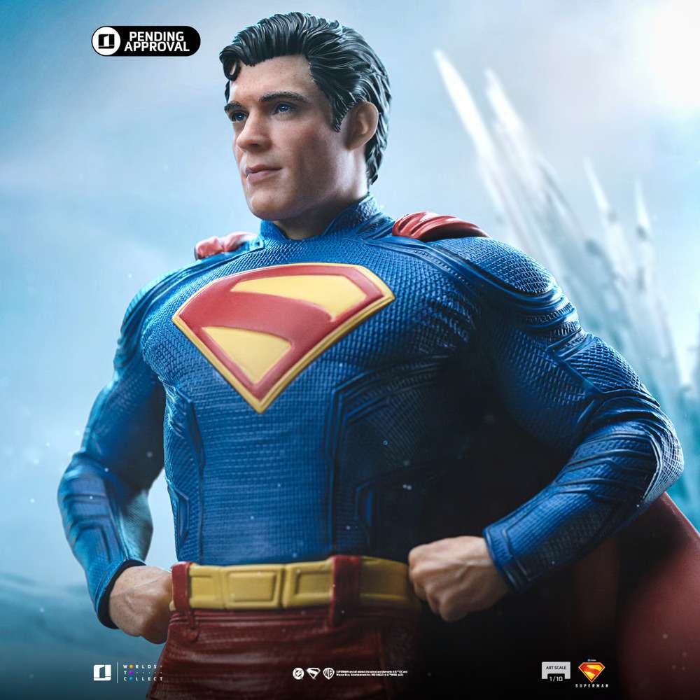 Superman Legacy Estatua 1/10 Art Scale Superman & Krypto 32 cm