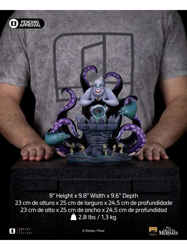 Disney's Villains Estatua 1/10 Deluxe Art Scale Ursula 23 cm