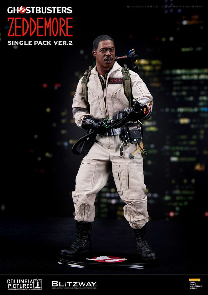 Ghostbusters Winston Zeddemore ver.2 1/6 action figure