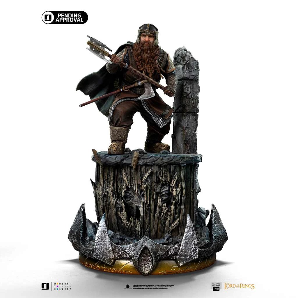 El Señor de los Anillos Estatua 1/10 Art Scale Gimli Unleashed 26 cm by IRON STUDIOS