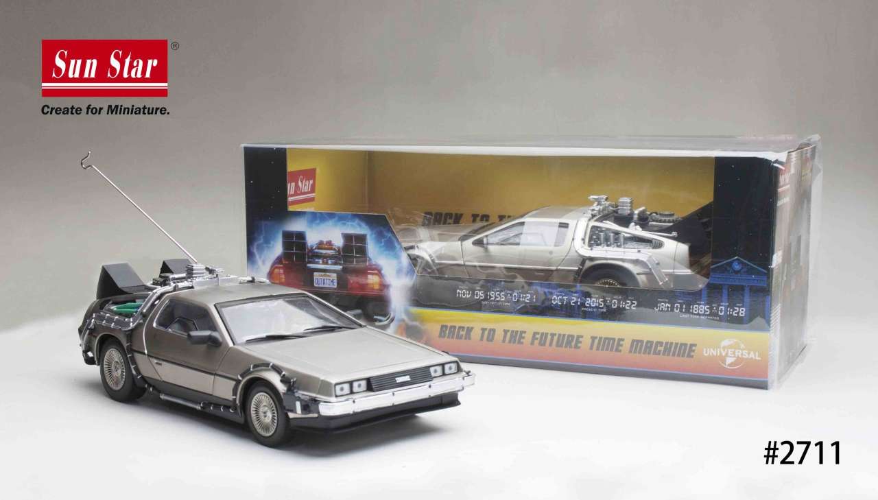 Regreso al Futuro Vehículo Diecast 1/18 1983 DeLorean