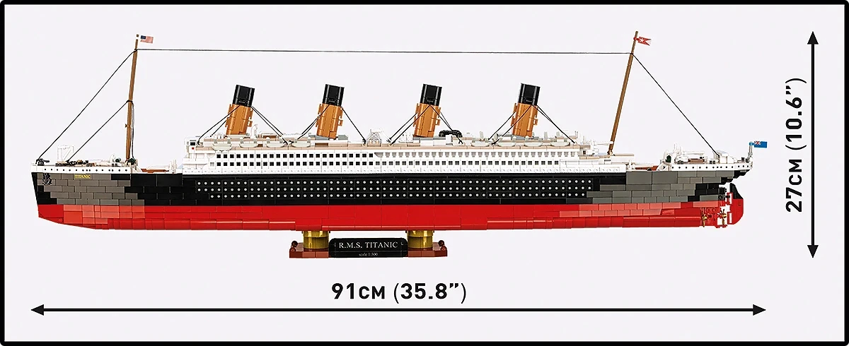 RMS Titanic 1:300 Scale 91 cm by COBI