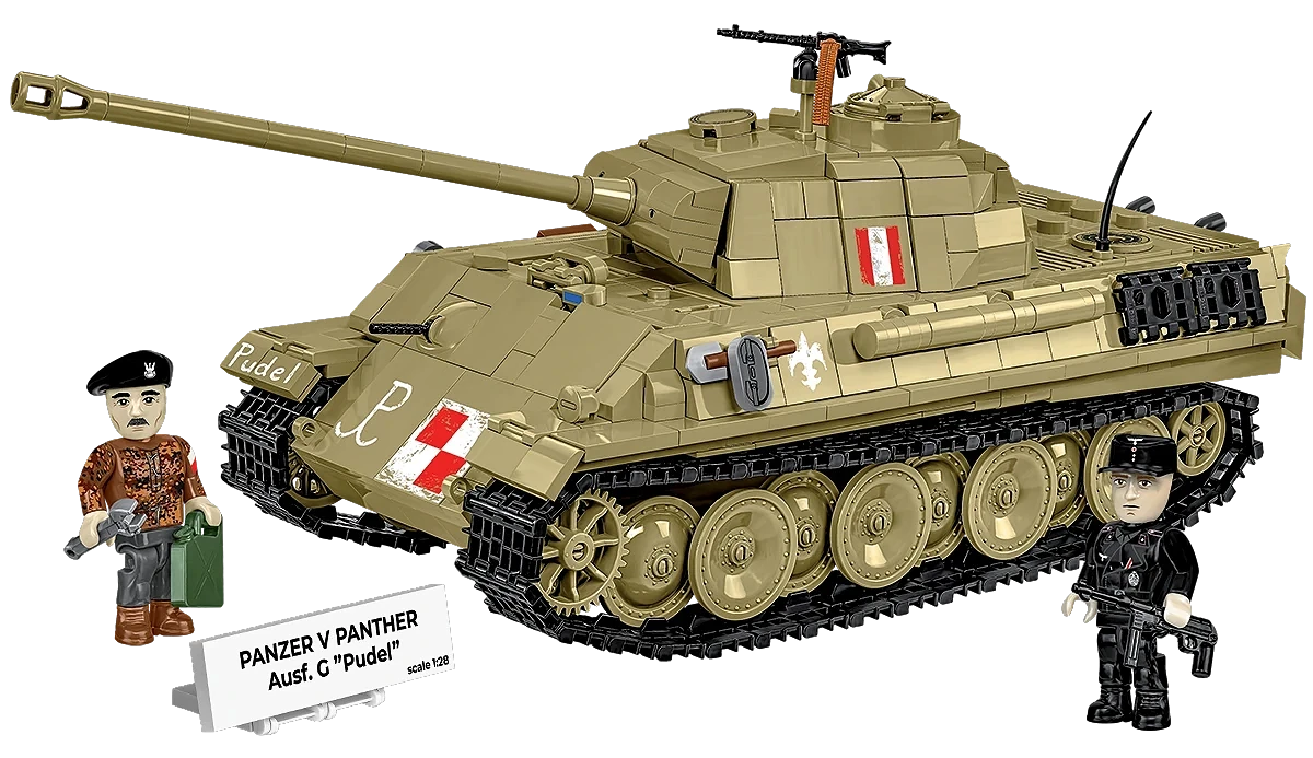 Tanque Panzer V Panther Ausf. G "Pudel" 1/28 by COBI