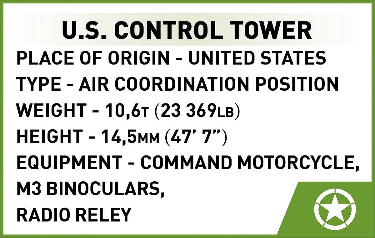U.S. Control Tower 38 cm