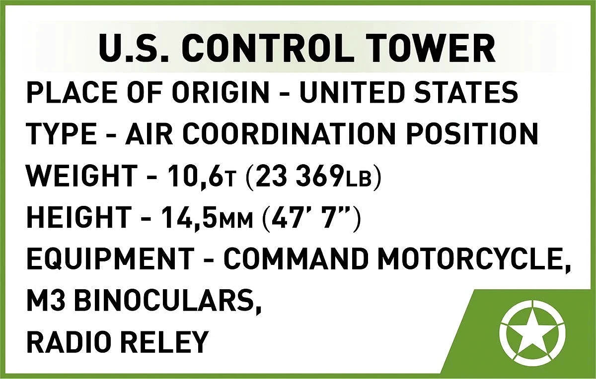 U.S. Control Tower 38 cm by COBI