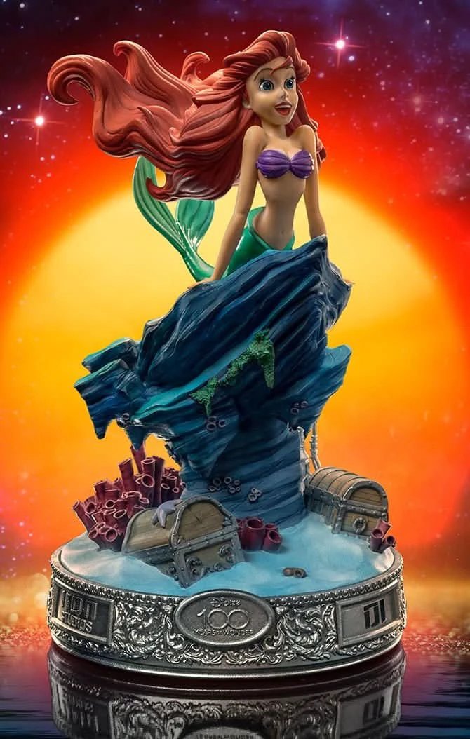 Estatua Disney Little Mermaid 100 Years Version Art Scale 1/10 Sirenita by IRON STUDIOS