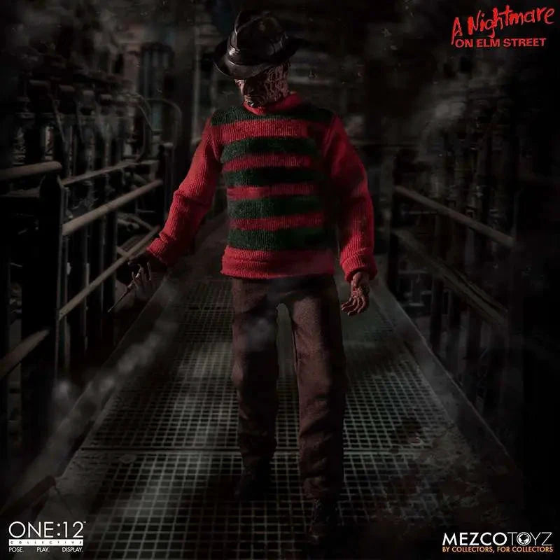1/12 figura Nightmare on Elm Street Freddy Krueger 16cm by MEZCO TOYS