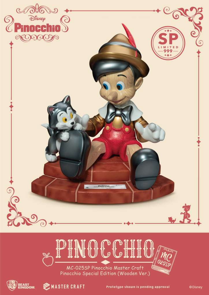 Disney Master Craft Pinocchio-Statue 27 cm