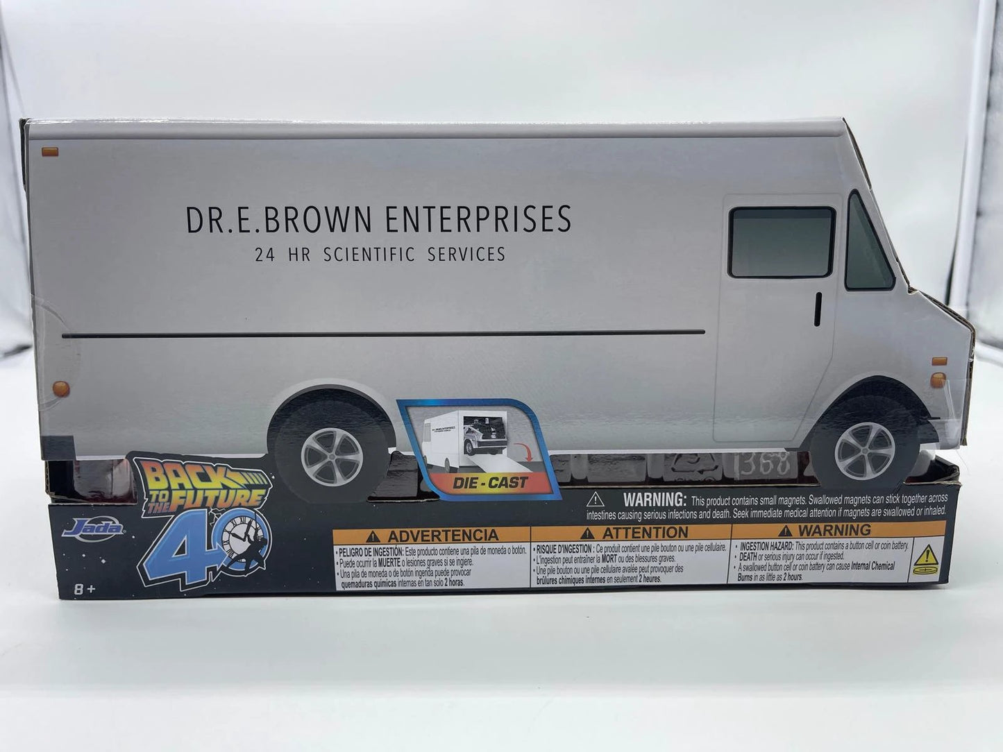 Delorean 40 aniversario 1/24 Back To The Future Hollywood Rides by JADA TOYS