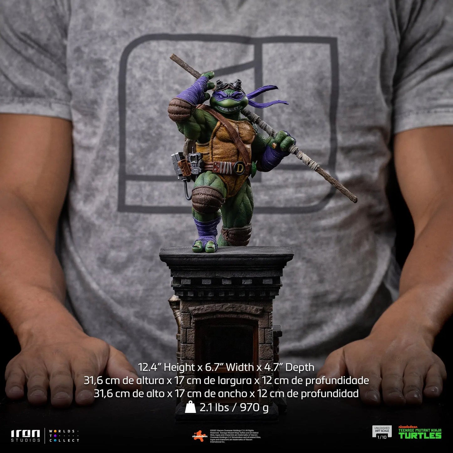 Pre-Order - Statue Donatello Unleashed - Teenage Mutant Ninja Turtles - Art Scale 1/10 - Iron Studios
