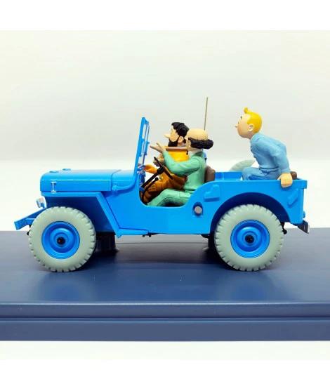 Tintin coche escala 1/24 -04 - La Jeep Bleue - Objetivo Luna by MOULINSART