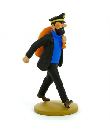 FIGURA TINTIN TF1 RESINA - Haddock con Saco 12cm