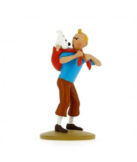 Figura de colección Tintin llevando a Milu 12cm by MOULINSART