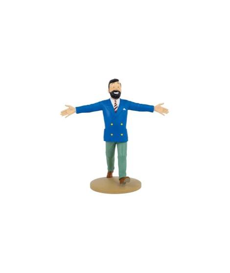 Figura TF1 de colección Tintin Haddock con chaqueta azul 13cm by MOULINSART