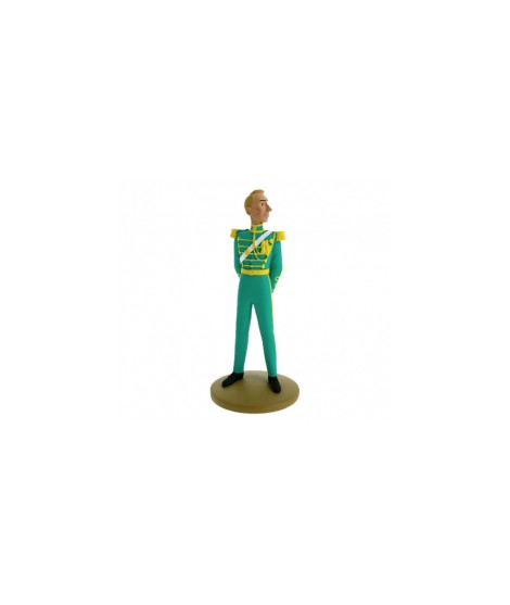 Figura TF1 de colección Tintin Herge con uniforme verde 13cm