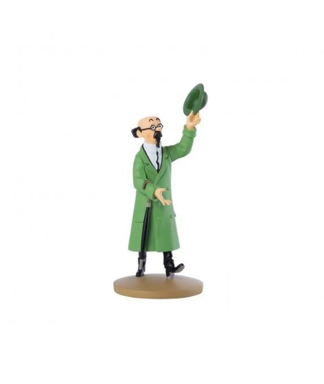Figura de colección resina Tintin Tornasol saluda con sombrero 12cm