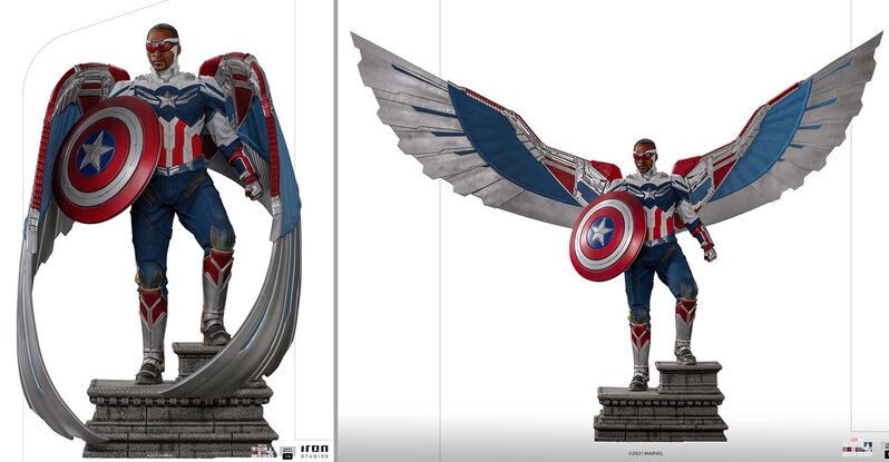 Captain America Sam Wilson - Legacy Replica 1/4 - COMPLETE OP/CL