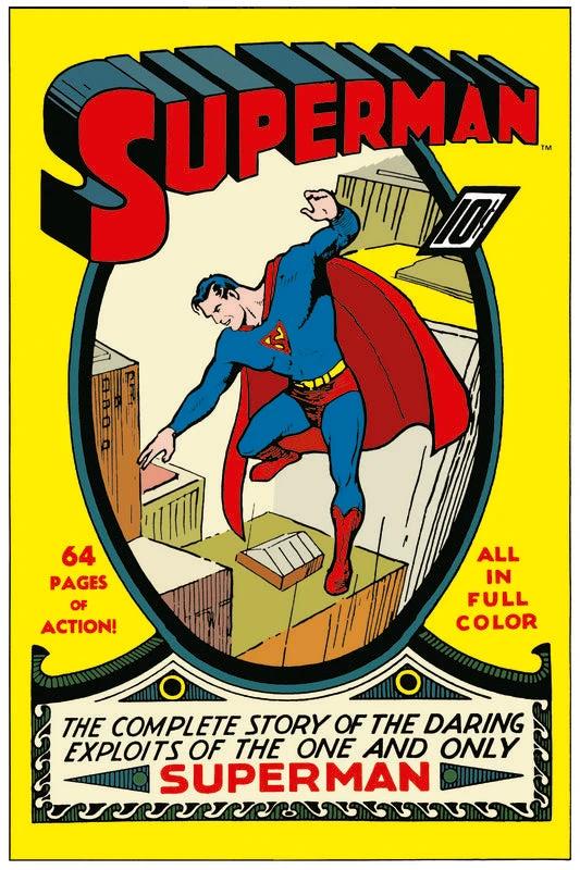 DC Comics Steel Covers Dibón metálico Superman Vol. 1 1939 17 x 26 cm - Kimera y Foley Shop