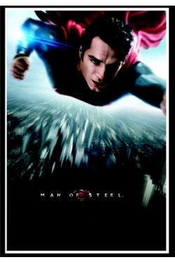 DC Comics Steel Covers Dibón metálico Man Of Steel 2013 17 x 26 cm - Kimera y Foley Shop