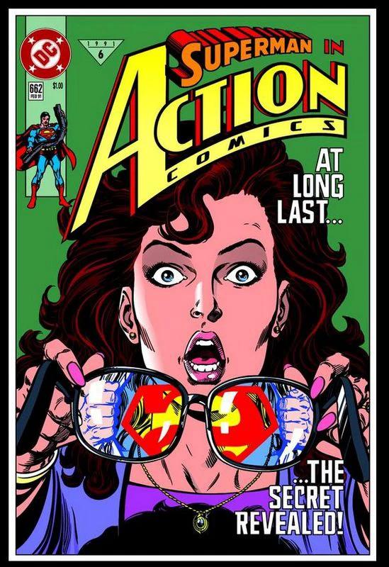 DC Comics Steel Covers Dibón metálico Action Comics Vol. 1 #662 1991 17 x 26 cm - Kimera y Foley Shop