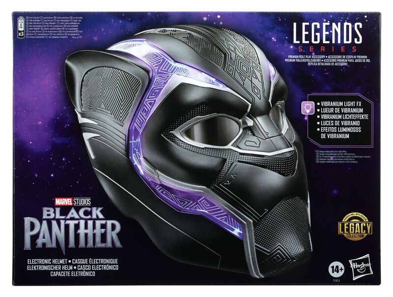 Black Panther Marvel Legends Series Black Panther Electronic Helmet