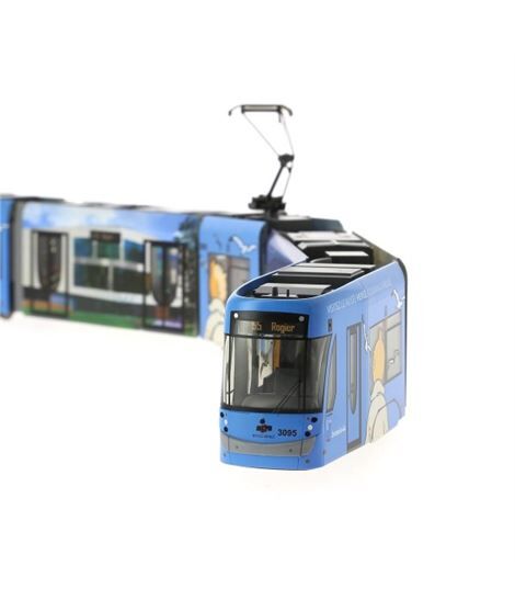 Tim und Struppi Straßenbahnmodell 37cm