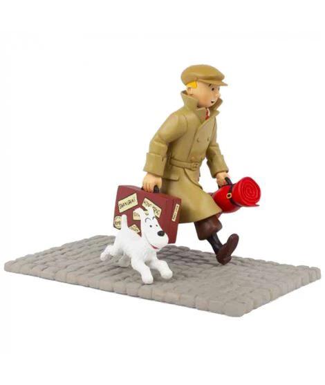 Figura de colección resina "Tintín Ya viene" (2022) 20cm by MOULINSART