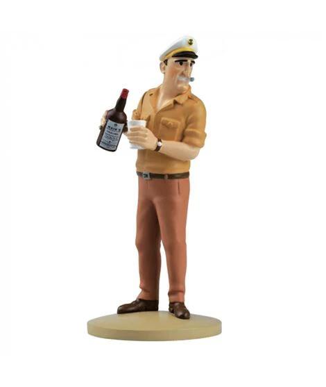 Figura de colección resina Tintín Allan provoca a Haddock by MOULINSART