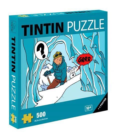 PUZZLE - TINTÍN EN LA CUEVA DEL TIBET - 500 PIEZAS by MOULINSART