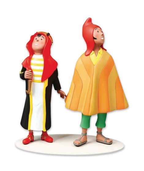 TINTIN RESINA - ABDALLAH & ZORRINO - COL. MUSEO IMAGINARIO