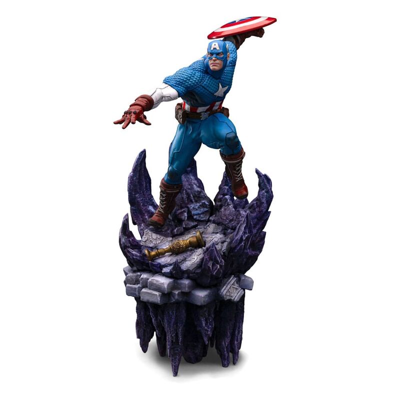 Marvel-Statue 1/10 Deluxe BDS Art Scale Captain America 34 cm