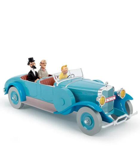 Tintin Coche de resina el Torpedo de Dr. Finney- Los Cigarros del Faraon- escala1/12 by MOULINSART