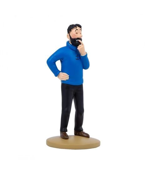 TINTIN FIGURA TF1 RESINA - HADDOCK DUBITATIVO