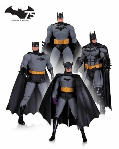 Batman: 75th Anniversary Action Figure 4 Pack Set 1 by DC COLLECTABLES