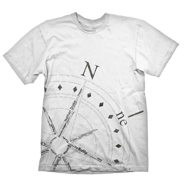Uncharted 4: A Thief's End T-Shirt Compass "XL" - Kimera y Foley Shop