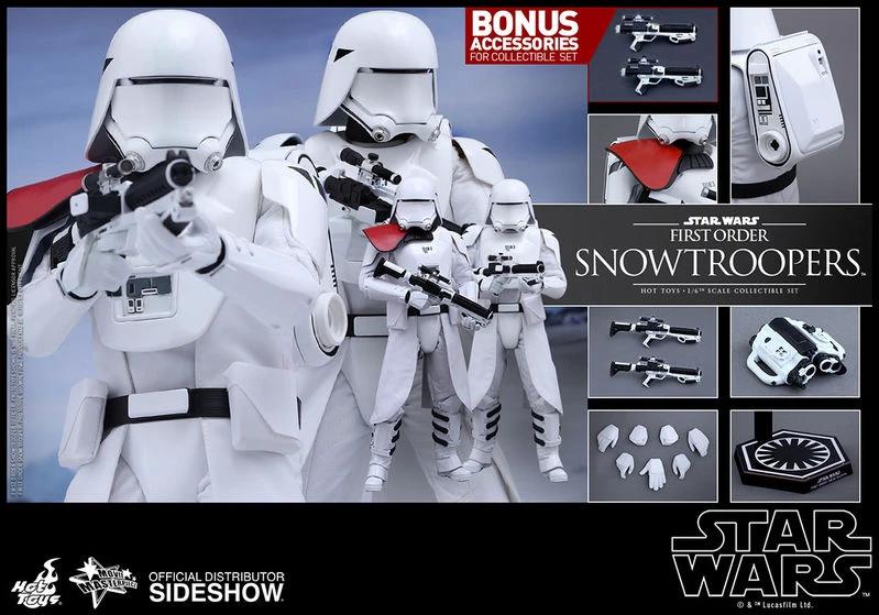 MMS323 Star Wars - Episode VII: First Order Snowtroopers 1:6 figure Set by HOT TOYS