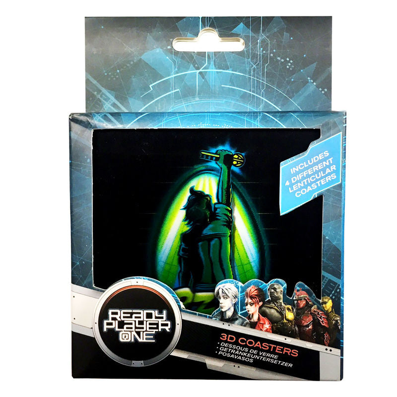 Ready Player One Pack de 4 Posavasos 3D