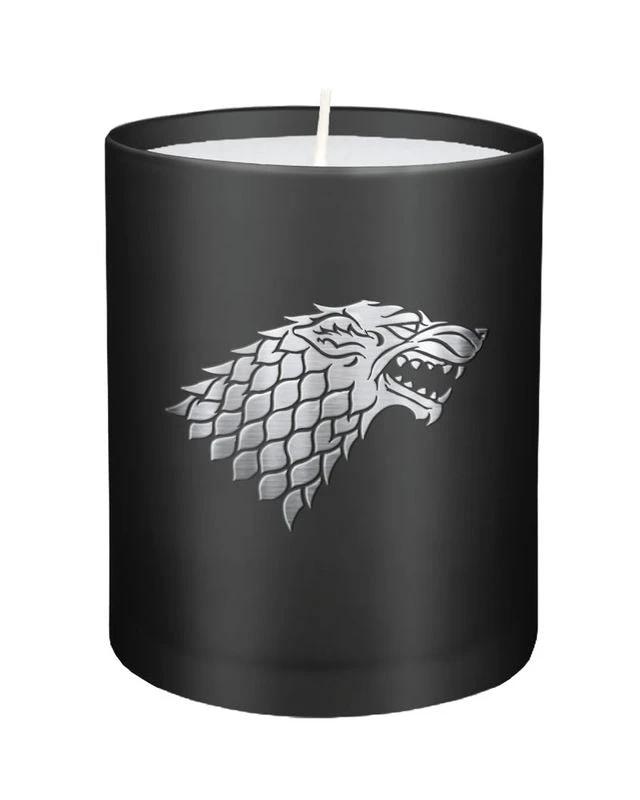 Juego de Tronos Vela Vidrio House Stark 8 x 9 cm by INSIGHT EDITIONS